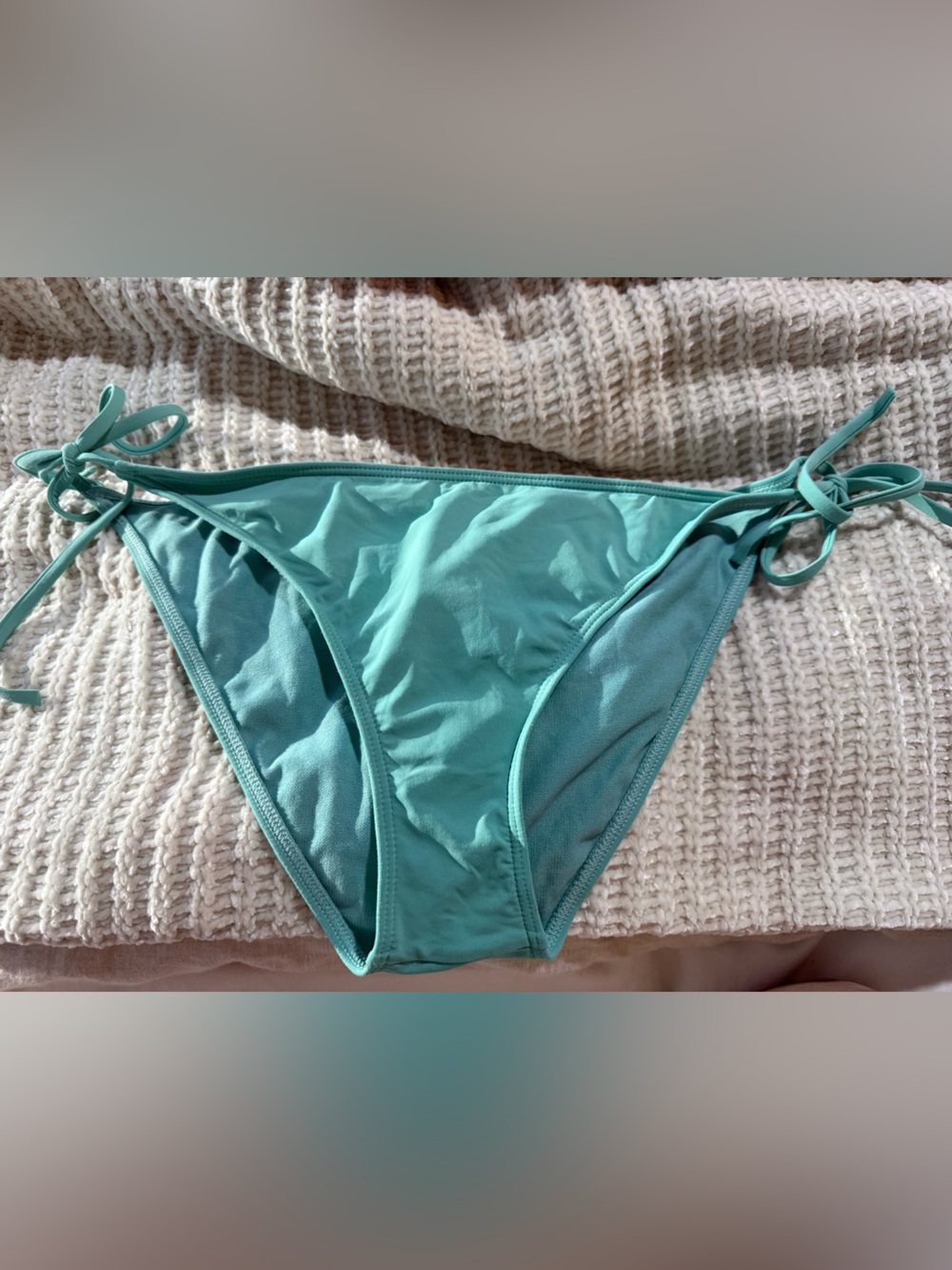 Roxy Women's Tie-Side Bikini Bottom in Aqua